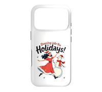 Carcasa para iPhone 17 Pro Dancing into The Holidays Princesa Muñeco de Nieve Regalo Hombres Mujeres