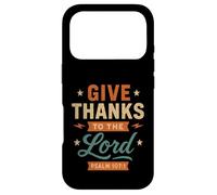 Carcasa para iPhone 17 Pro Dar Gracias Al Señor Salmo 107 1 - Vintage Christian
