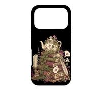 Carcasa para iPhone 17 Pro Dark Academia Cottagecore Tea Books Botanical Mushroom