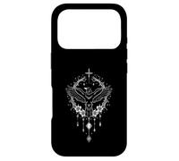 Carcasa para iPhone 17 Pro Dark Bird Floral Frame Celestial Raven Night