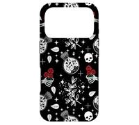 Carcasa para iPhone 17 Pro Dark Gothic Love Goth Skeleton and Roses