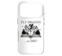 Carcasa para iPhone 17 Pro Dark Romance Book Dragon Fly Dragon or Die in My Fantasy Era