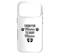 Carcasa para iPhone 17 Pro De Fur Mama To Baby Mama Funny Dog Mom Embarazo