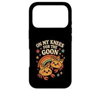 Carcasa para iPhone 17 Pro De Rodillas para el Goon Crab Rangoon Meme Dumb Gooning