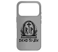 Carcasa para iPhone 17 Pro Dead to Sin - Romans 6:11 Christian Faith Graffiti