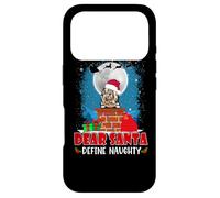 Carcasa para iPhone 17 Pro Dear Santa Define Naughty Old English Sheepdog Dog Christmas