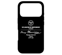 Carcasa para iPhone 17 Pro Declaración de Independencia de Benjamin Harrison