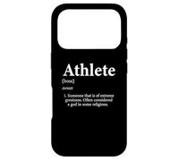 Carcasa para iPhone 17 Pro Definición de Atleta Divertida Linda Fiesta de cumpleaños Deportiva atlética