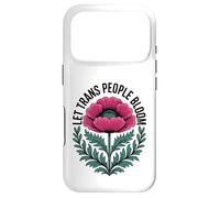 Carcasa para iPhone 17 Pro Deja Que Las Personas Trans florezcan - Vibrant Pride Ally Flower Pretty