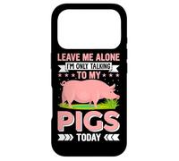 Carcasa para iPhone 17 Pro Déjame en Paz, Solo Estoy Hablando con mis Cerdos Hoy