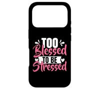 Carcasa para iPhone 17 Pro Demasiado bendecida para Estar estresada mamá