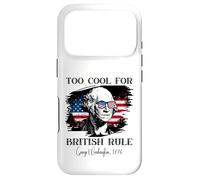 Carcasa para iPhone 17 Pro Demasiado Genial para el Gobierno británico 4 de Julio George Washington