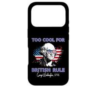 Carcasa para iPhone 17 Pro Demasiado Genial para el Gobierno británico 4 de Julio George Washington