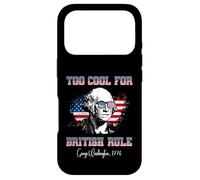 Carcasa para iPhone 17 Pro Demasiado Genial para el Gobierno británico 4 de Julio George Washington