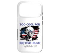 Carcasa para iPhone 17 Pro Demasiado Genial para el Gobierno británico 4 de Julio George Washington