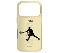 Carcasa para iPhone 17 Pro Desenfoque de línea de Base de Tenis - Tommy Paul