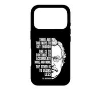 Carcasa para iPhone 17 Pro Desire Less Cita G.K. Chesterton Filosofía Sabiduría