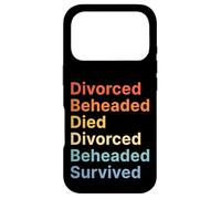 Carcasa para iPhone 17 Pro Destinos de Las Seis Esposas de Enrique VIII Divertida Historia Inglés