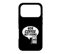 Carcasa para iPhone 17 Pro Developer Sysadmin Tech 404 Coffee Not Found Error