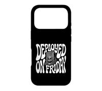 Carcasa para iPhone 17 Pro Devops Engineer Deployed On Friday Sysadmin Humor