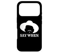 Carcasa para iPhone 17 Pro Di cuándo - Wild Western Doc Holliday Cowboy Outlaw Bigote