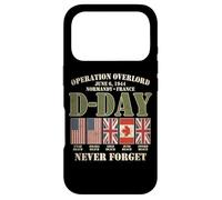 Carcasa para iPhone 17 Pro Día D 6 de Junio de 1944 Normandía Francia Nunca Olvides Que se desvaneció