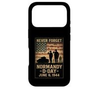 Carcasa para iPhone 17 Pro Día D 81 Aniversario Normandía 1944 Homenaje Militar Hombres