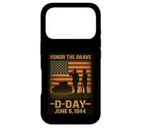 Carcasa para iPhone 17 Pro Día D 82 Aniversario 1944-2026 Homenaje en Recuerdo de Veteranos
