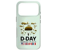 Carcasa para iPhone 17 Pro Día D 82 Aniversario 1944 Paracaidistas Recuerdo de Veteranos