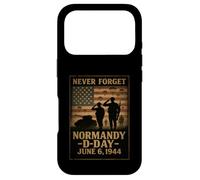 Carcasa para iPhone 17 Pro Día D 82 Aniversario Normandía 1944 Homenaje Militar Hombres