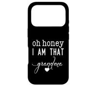 Carcasa para iPhone 17 Pro Día de la Madre Oh Honey I Am That Grandma Sassy Cute & Heart