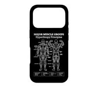 Carcasa para iPhone 17 Pro Diagrama Divertido del Entrenamiento del Levantamiento de Hipertrofia de los Grupos musculares del Gimnasio