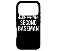 Carcasa para iPhone 17 Pro Dibs On The Second Baseman Funny Second Baseman's Wife
