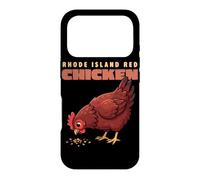 Carcasa para iPhone 17 Pro Dibujos Animados Rhode Island Red Chicken Funny Farm Animal Cute Hen