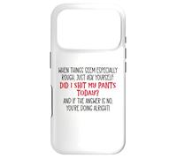 Carcasa para iPhone 17 Pro Did I Shit My Pants Today Funny Coworker Sarcastic Work Team