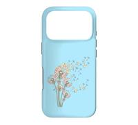 Carcasa para iPhone 17 Pro Dientes de león y Mahjong Tiles Bam Crak Dots Make A Wish Flower