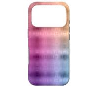 Carcasa para iPhone 17 Pro Digital Aura Gradient Pink Orange Purple Pixel Energy Design