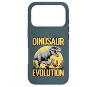 Carcasa para iPhone 17 Pro Dinosaurio Evolución Dino Chicken Trex Evolutionary