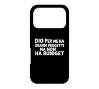 Carcasa para iPhone 17 Pro DIO per Me Ha Grandi Progetti Ma No Un Presupuesto Vector