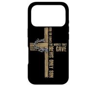 Carcasa para iPhone 17 Pro Dios ama Tanto al Mundo Que le DIO a su único Hijo Pascua Jesús