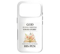 Carcasa para iPhone 17 Pro Dios aún no ha Terminado Fe sobre el Miedo Siempre Mensajes bíblicos Esperanza