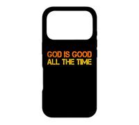 Carcasa para iPhone 17 Pro Dios es Bueno Todo el Tiempo Jesús Retro Vintage Biblia Cristiana
