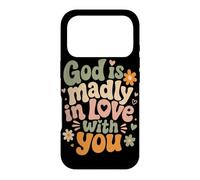 Carcasa para iPhone 17 Pro Dios está locamente Enamorado de ti fe Cristiana inspiradora