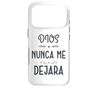 Carcasa para iPhone 17 Pro Dios Nunca me Deja, Providencia Divina, Siervo de Dios