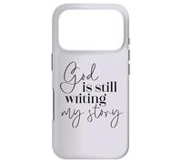Carcasa para iPhone 17 Pro Dios Sigue escribiendo mi Historia Fe Cristiana Religioso