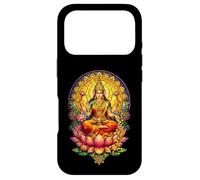 Carcasa para iPhone 17 Pro Diosa Lakshmi Vitral Mitología Hindú Hinduismo