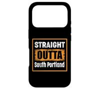 Carcasa para iPhone 17 Pro Directamente Fuera del Sur de Portland Maine USA Retro Vintage Humor