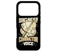 Carcasa para iPhone 17 Pro Director de música No me Hagas Usar mi Voz de Director