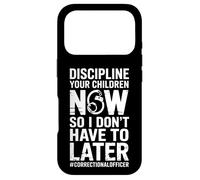 Carcasa para iPhone 17 Pro Disciplina Divertida Que Sus Hijos Dicen Oficial correccional