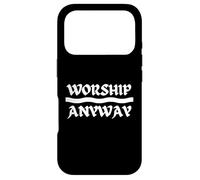 Carcasa para iPhone 17 Pro Diseño de adoración de Todos Modos para Amantes de la fe Cristiana